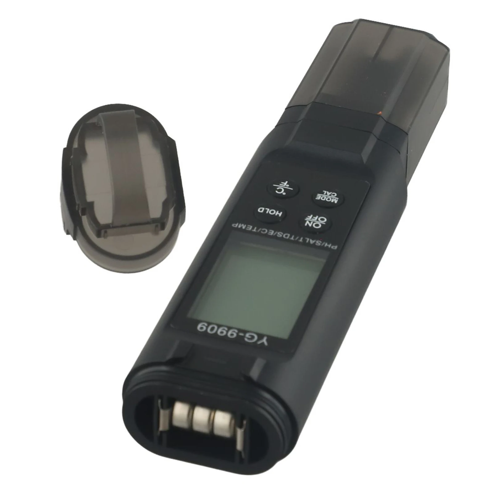 قلم اختبار المياه المحمول متعدد المعلمات عالي الوضوح مع وظائف لقياس مستوى الرقم الهيدروجيني والملوحة بدقة