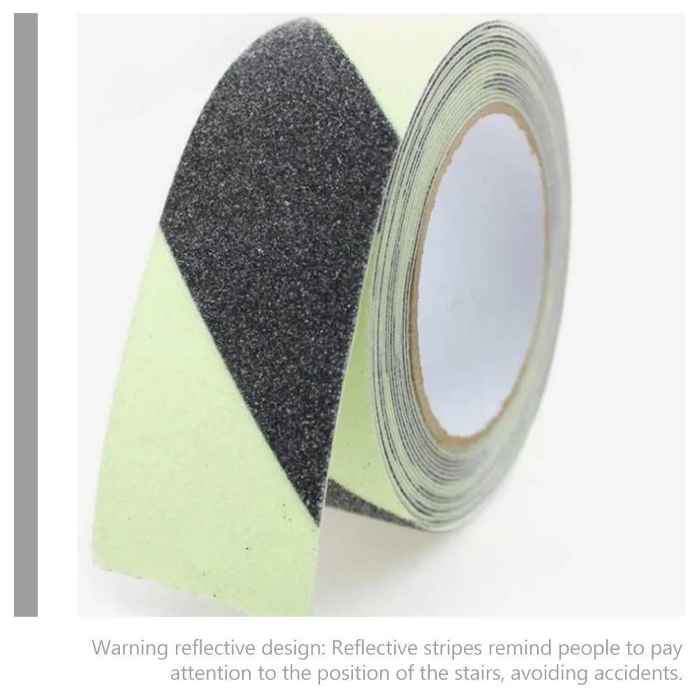 

5m Luminous Tape Glow in The Dark Anti-Slip Frosted Material Safety Warning Reflective Design Indoor Outdoor Use