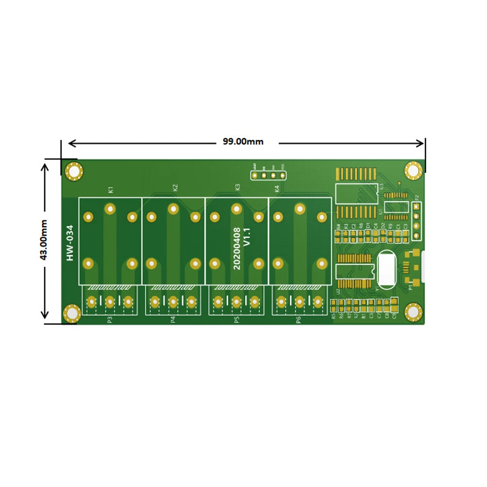 4 Channel 5V Relay Module Relay Control Board with LED Indicator Relay Micro USB Input Relay Board