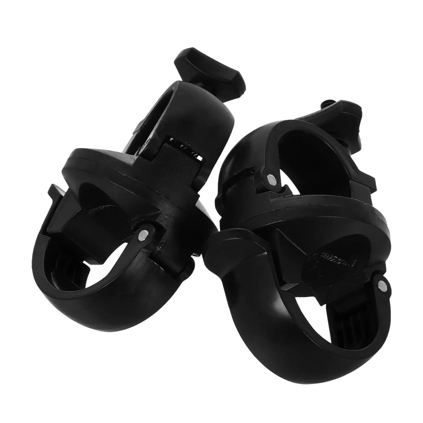 

2 Pcs Bike Clamp Bicycle Light Multifunctional Bracket Flashlight Mount Fasteners Accessories