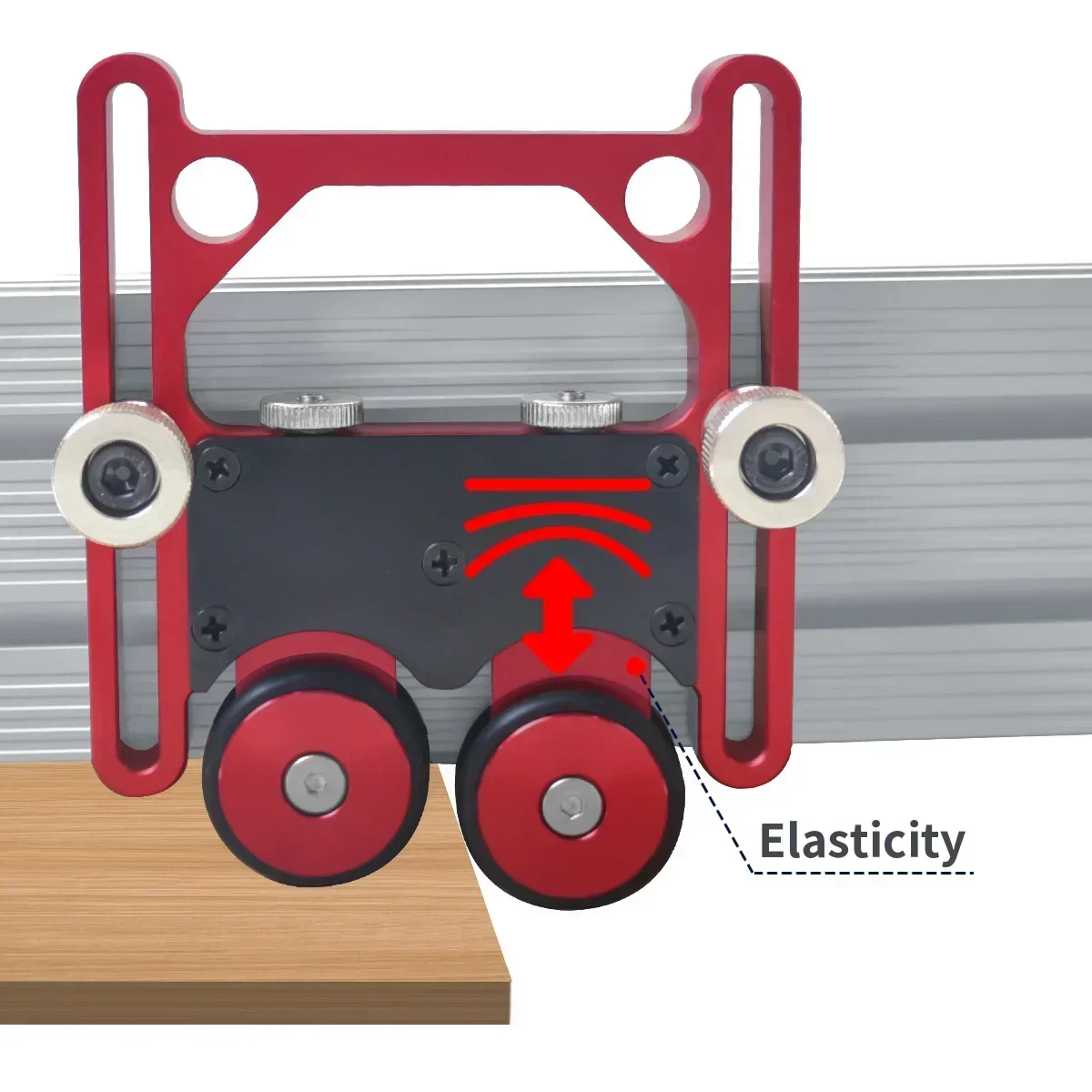 Adjustable Stock Guides - Roller Guides Feather Loc Board Multi-purpose Clear-Cut Anti Rebound Safety Pushing Auxiliary Tool