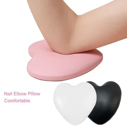 Nail Elbow Pillow Rest Arm Rest Heart Square Shape Comfortable Hand Pillow Nail Elbow Pad Elbow Rest Pad Manicure Nail Art Tool