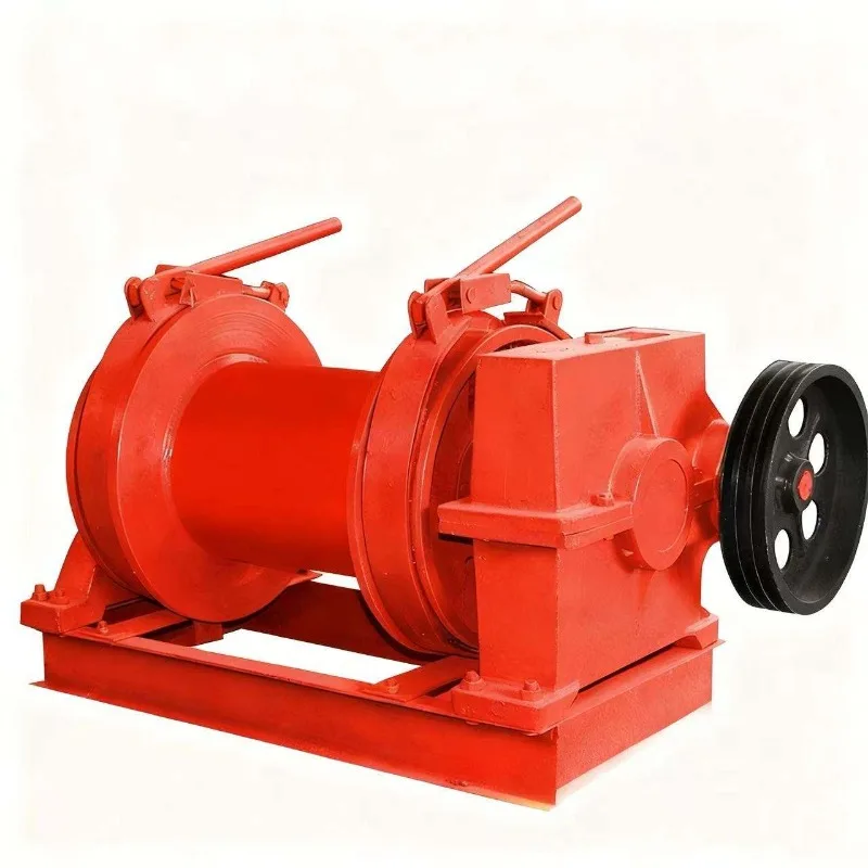 Planetary Hand Brake Winch Fast Free Fall for Piling Logging Compatible with Diesel & Electric Winch Heavy Lifting Equipment