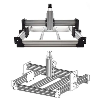 CNC Router Frame Kit DIY Wood Engraver Laser Engraving Machine Rack 500*750 750*1000 1000*1000 1000*1500 1500*1500mm