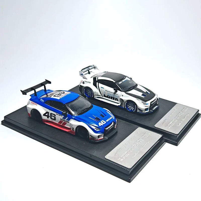 MC 1/64 GTR R35 2020 LBWK سبيكة سباق السيارات Diecasts ولعبة المركبات نموذج سيارة مصغرة مقياس نموذج سيارة للأطفال #2