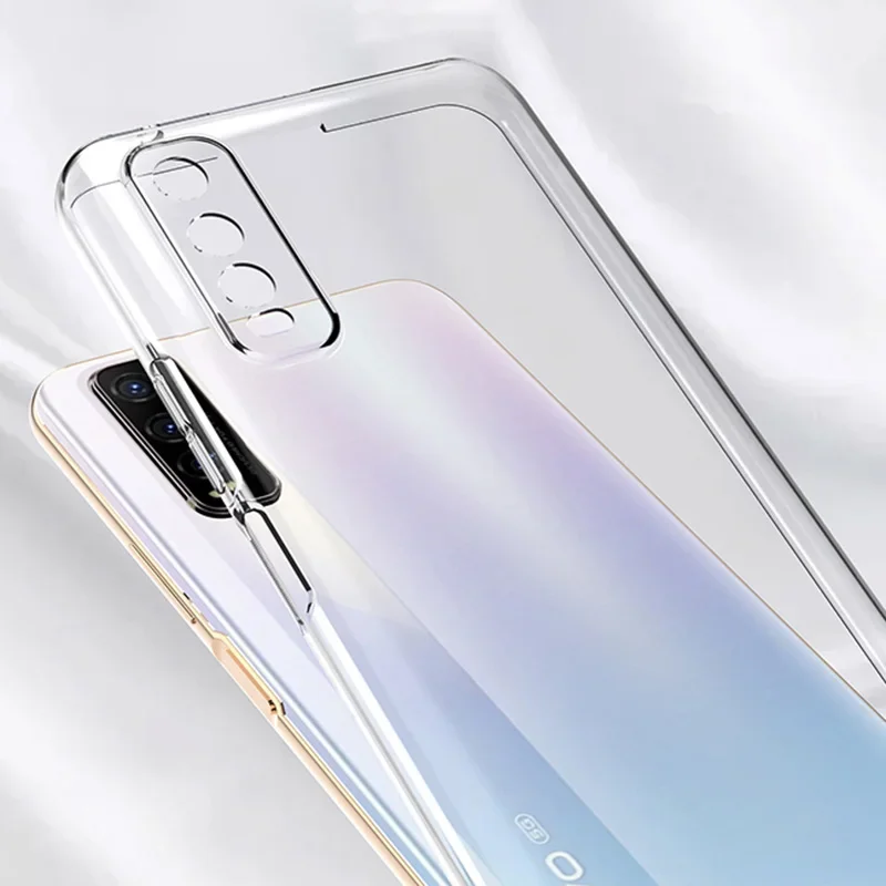 Camera Protective Phone Case for VIVO Y11S Y12 Y12S Y20 Y20A Y20G Y20i Y20S Y20SG 2021 Soft Clear Silicone Shockproof Back Cover