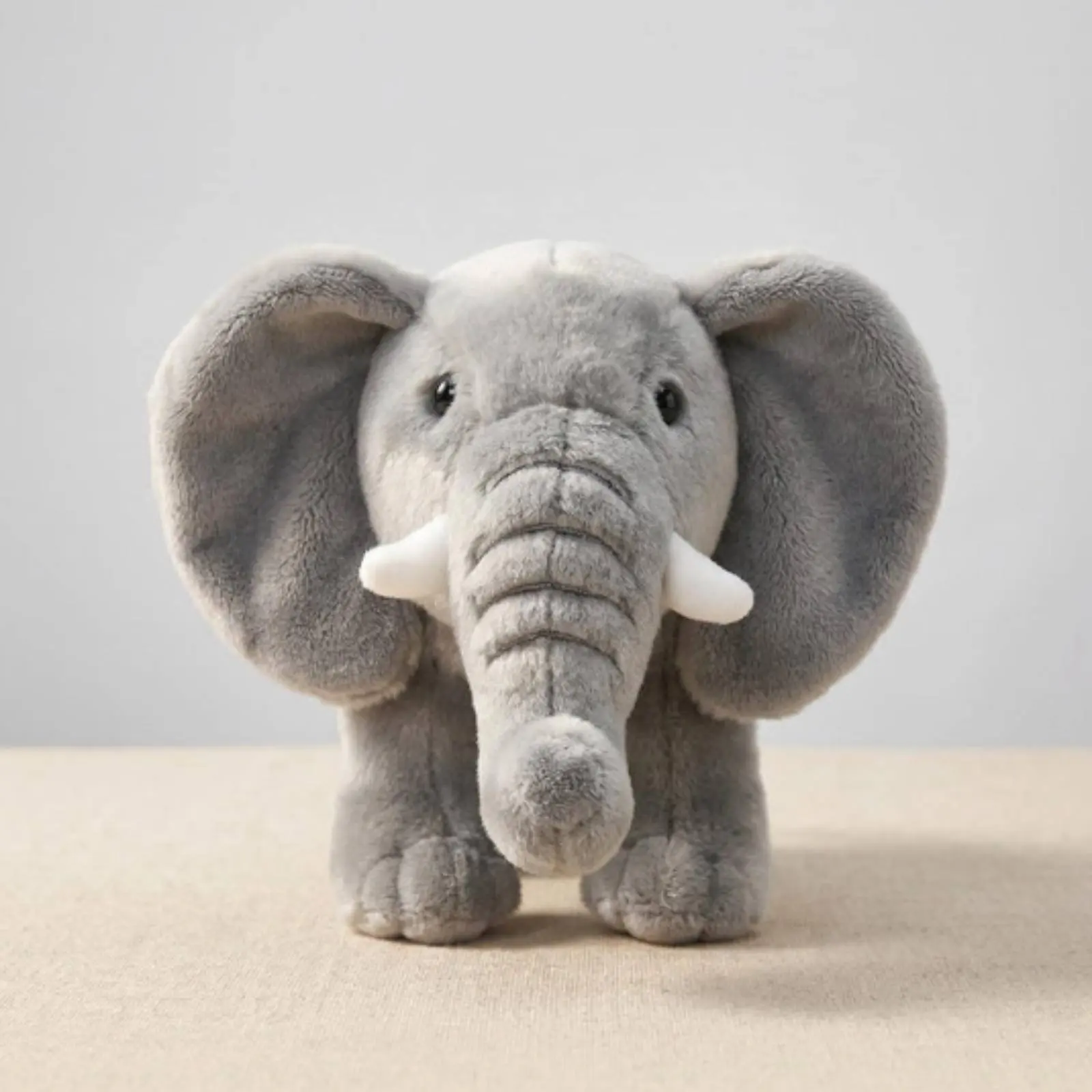 

Плюшевая игрушка-лошадь в полоску из нежного для кожи материала, мягкая игрушка-животное из мира животных