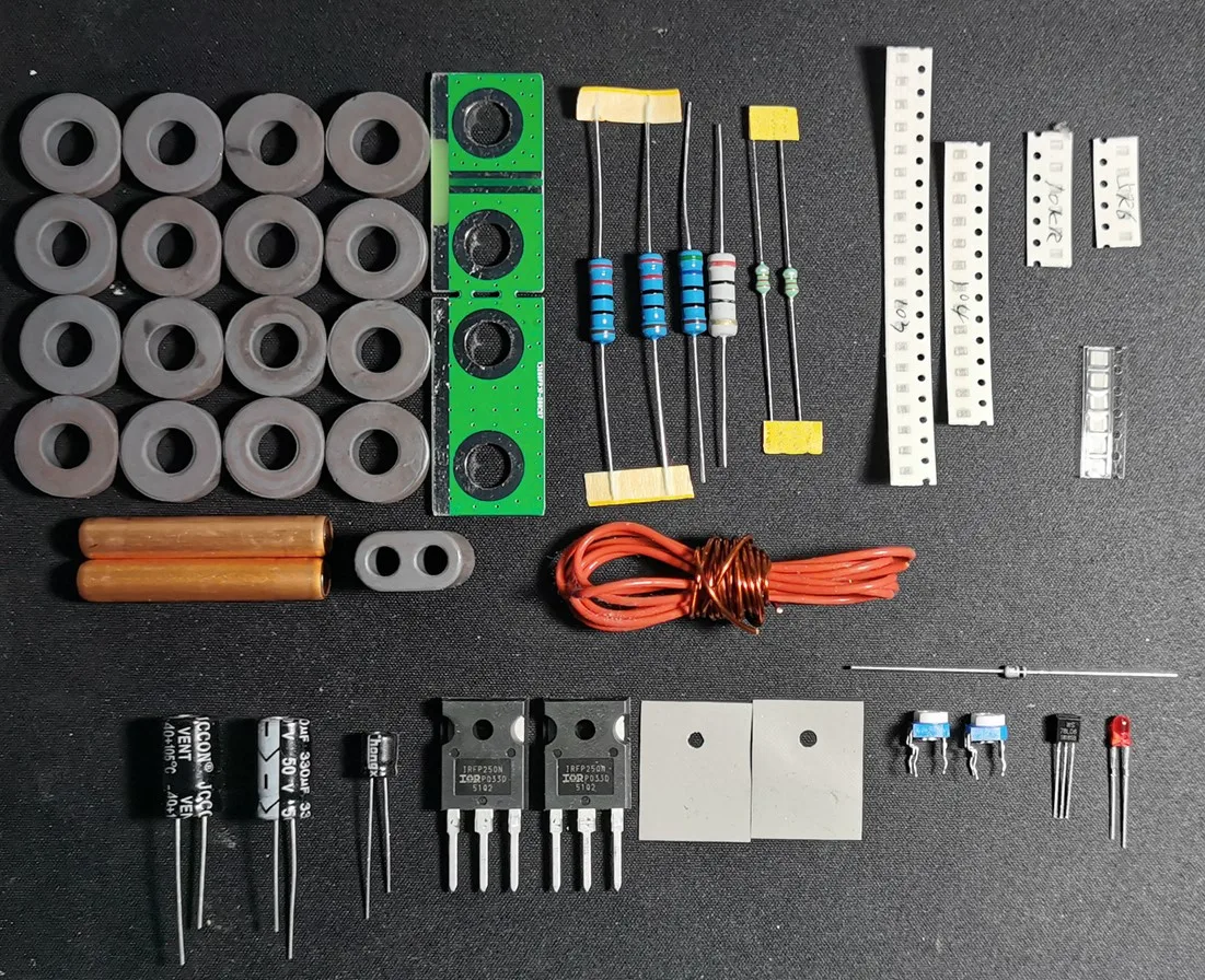 Imagem -06 - Linear Amador de Alta Frequência Amplificador de Potência rf Faça Você Mesmo Kits Estação de Rádio fm para Ssb cw Transceiver Intercom Ham 180w 315mhz hf