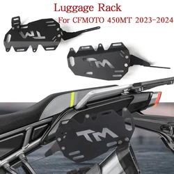 For CFMOTO MT450 450MT IBEX450 Motorcycle Luggage Rack Side Pocket Brackets Side Bag Bracket Side Luggage Carrier Mount Holder