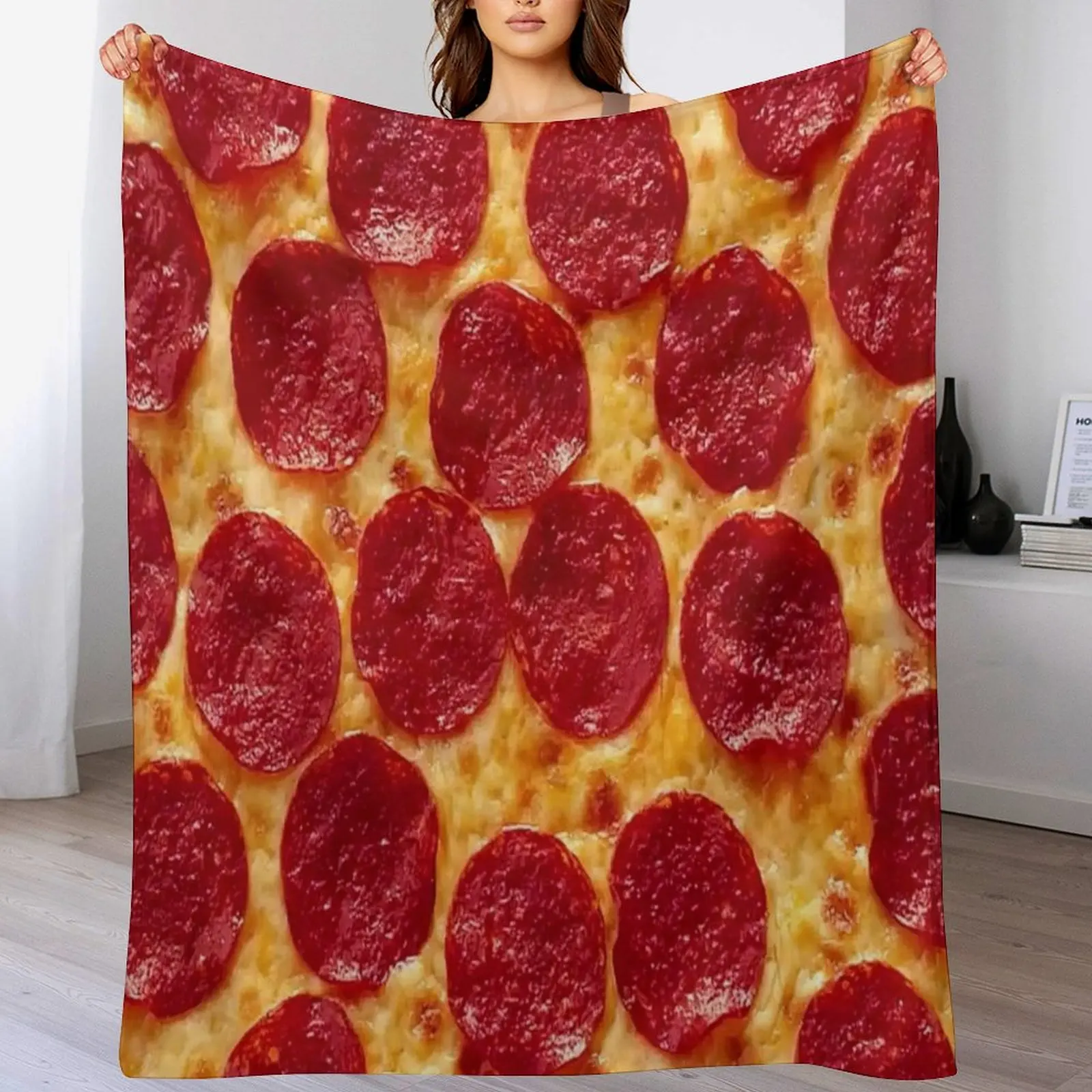 

Pizza Throw Blanket Vintage Sofas Polar Blankets