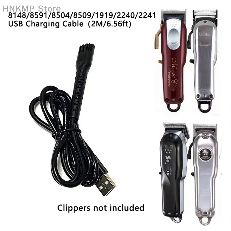 5V USB Charging Power Cable Choice Charger For WAHL 8148/8591/8504 Spare Parts Electric Hair Clipper Barbershop Accessories