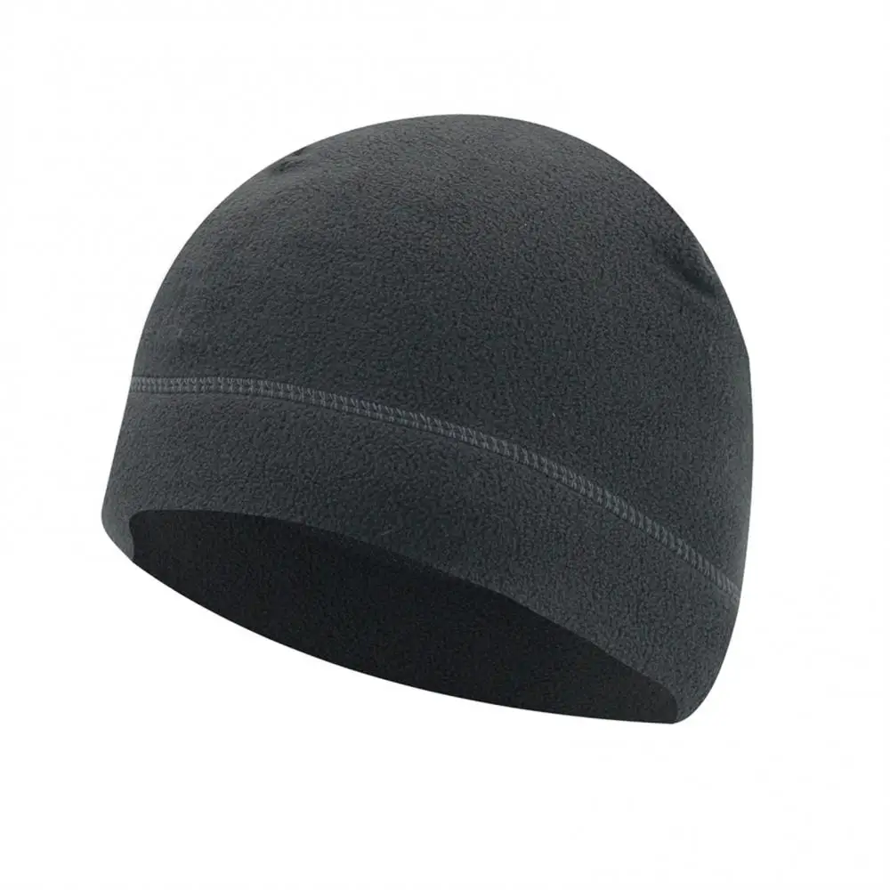 Fleece-Laufmütze, Sport-Wintermütze, weich, dehnbar, Fitness, warm, Snowboard, Wandern, Radfahren, Ski, winddichte Mütze für Herren und Damen – Detail 11