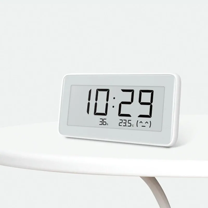 Mijia Thermo Humidity Meter Pro Electronic Thermo Hygrometer Wireless Smart Digital Clock Hygrometer Thermometer E-ink Gift New view 5