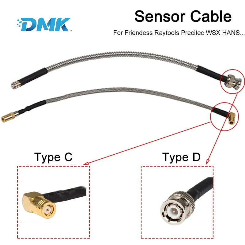 DMK RF Laser Sensor Cable For Raytools WSX Optical Fiber Laser Amplifier Preamplifier Cutting Head