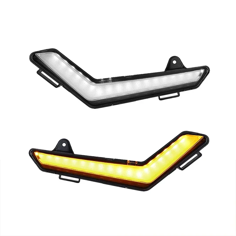 Clignotants LED pour Can Am Defender 2020 + Defender Max 2020 + Commander 2021 DRL, feux avant RL, accessoires lumineux, 2 pièces