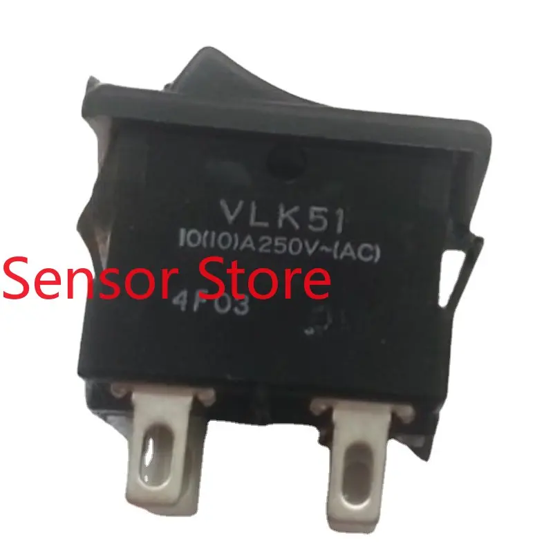 10PCS VLK51 Ship Type Switch 10A125V 10A 250V Double 4-pin 2nd Gear