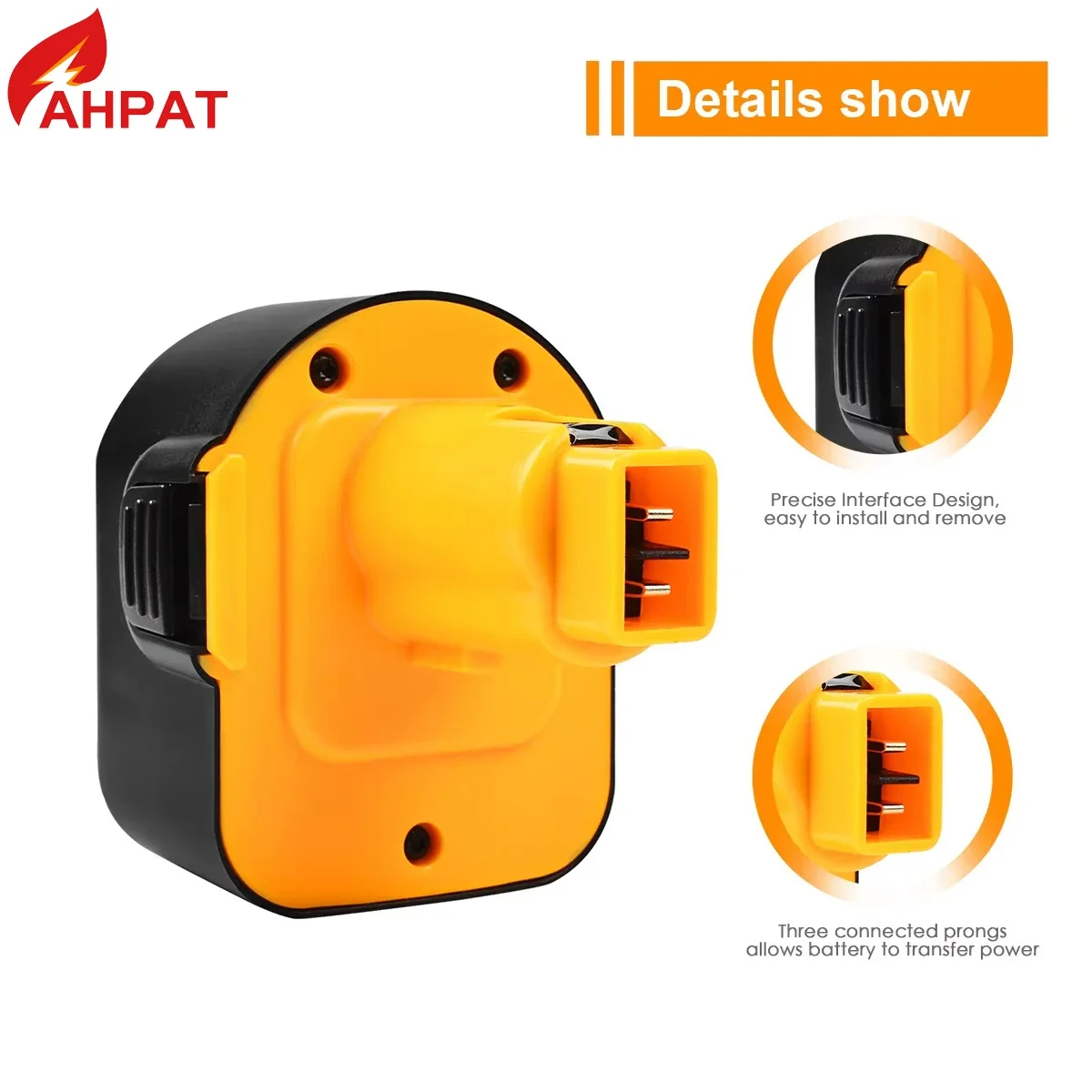 Neue 12V 3500mAh Werkzeug akku pro Dewalt DE9074 DC9071 DE9037 DE9071 DE9075 DW9071 DW9072 DW9074 DC727 DC756 DC980 DC981 DW051 - náhled 5