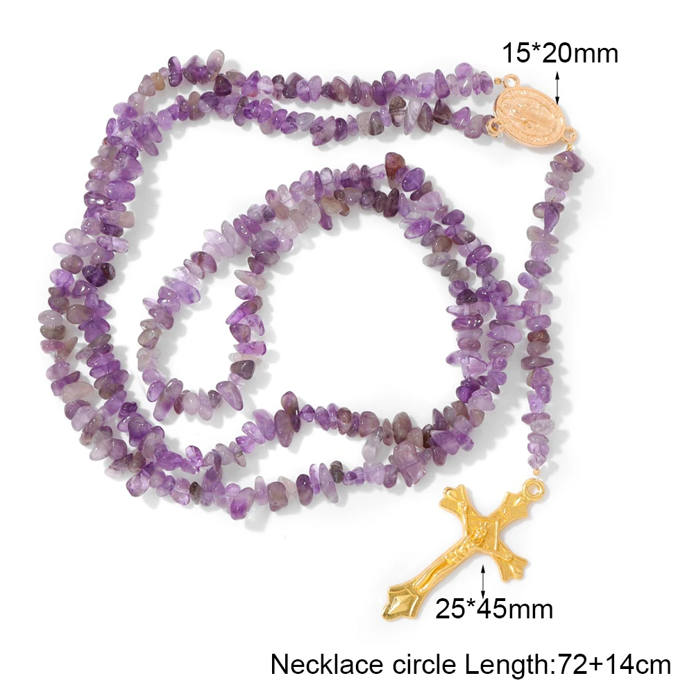 3-5mm Irregular Freeform Chip Gravel Necklace for Women Natural Stone lapis lazuli Amethysts Beads Choker Collar Accessories