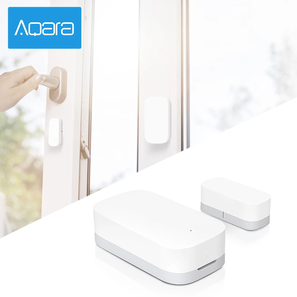 Aqara sensore finestra porta Zigbee connessione Wireless Smart Mini sensore porta funziona con APP HomeKit Mi Home per Xiaomi Smart Home