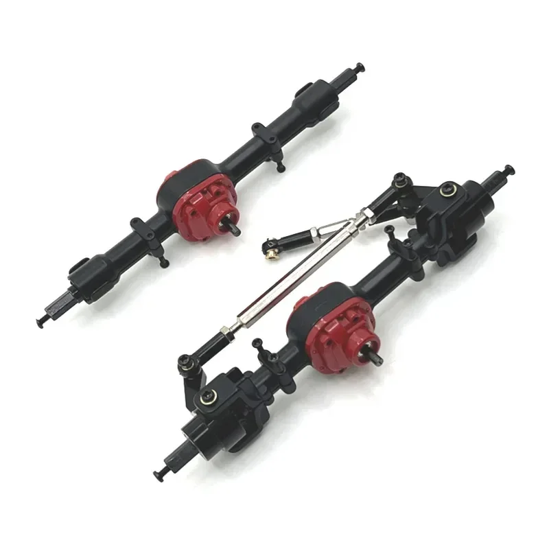 E-star Hub Front and Rear Axle Assembly for 1/12 MN82 LC79 MN78 Metal Upgrade Parts Kit RC Car OP Accessories
