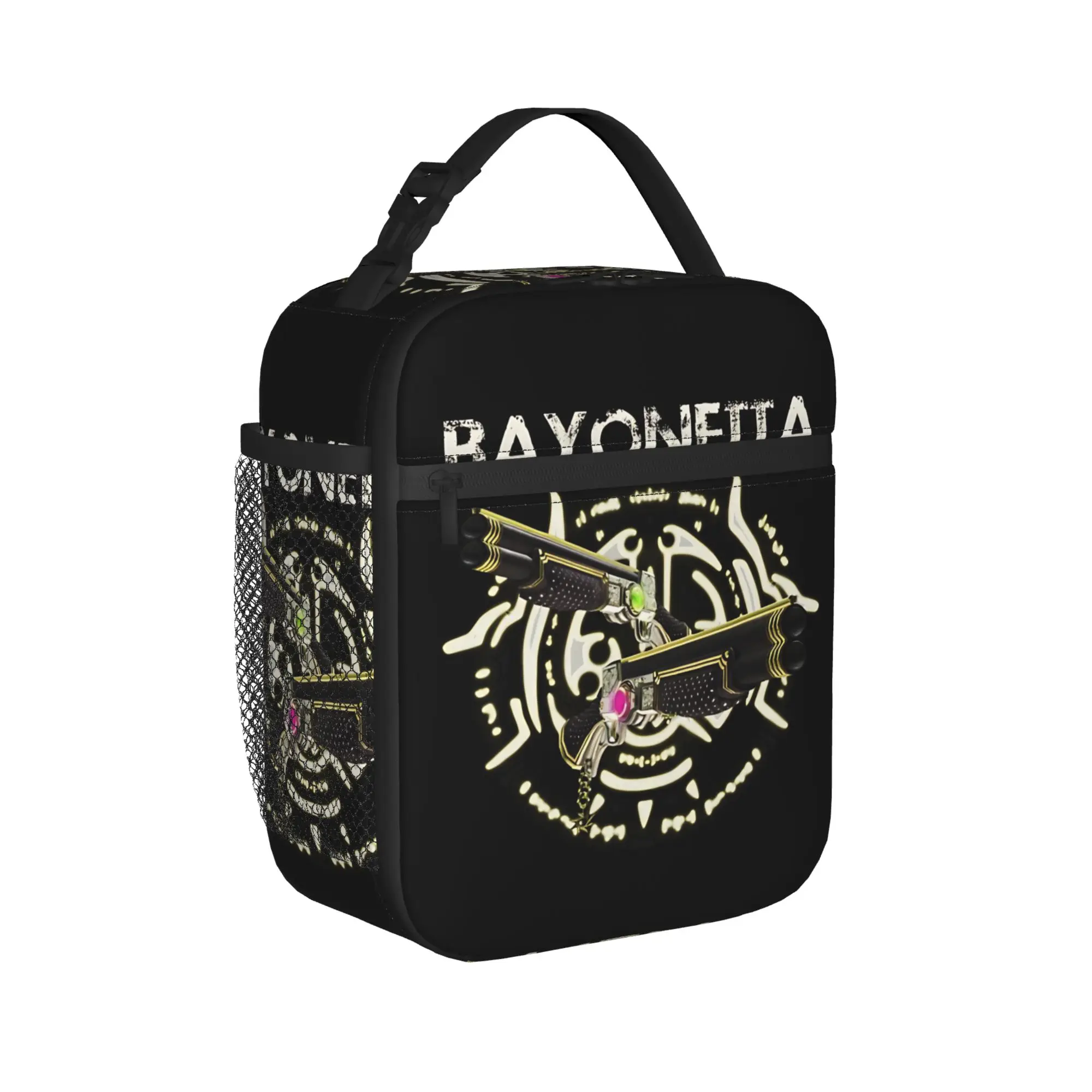 Bayonettas Insulated Lunch Bag High Capacity Video Game  Meal Container Thermal Bag Tote Lunch Box Beach  Outdoor Food Bag