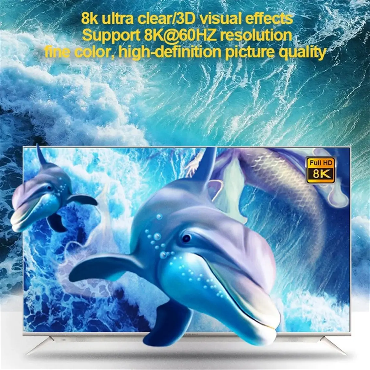 【RABATT】HD 8K 60Hz Bi-Direction Switch 1 in 2 Out Video Distributor Splitter Dual Display HDMI-Compatible Splitter for Laptop PC