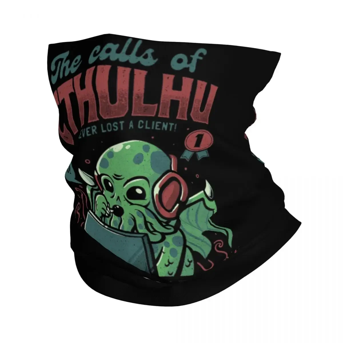 The Calls Of Cthulhu Horror Monster - Baphomet Satan Lucifer Crewneck Bandana Neck Gaiter Face Scarf Multi-use Scarf Cycling