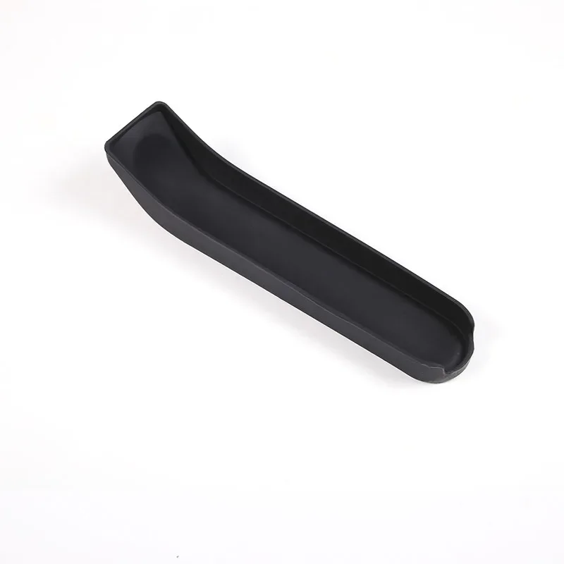 For Benz Smart 451 Fortwo 09-15 Silicone Black Car Central Control Handbrake Storage Box Central Console Organizer Box Car Acces