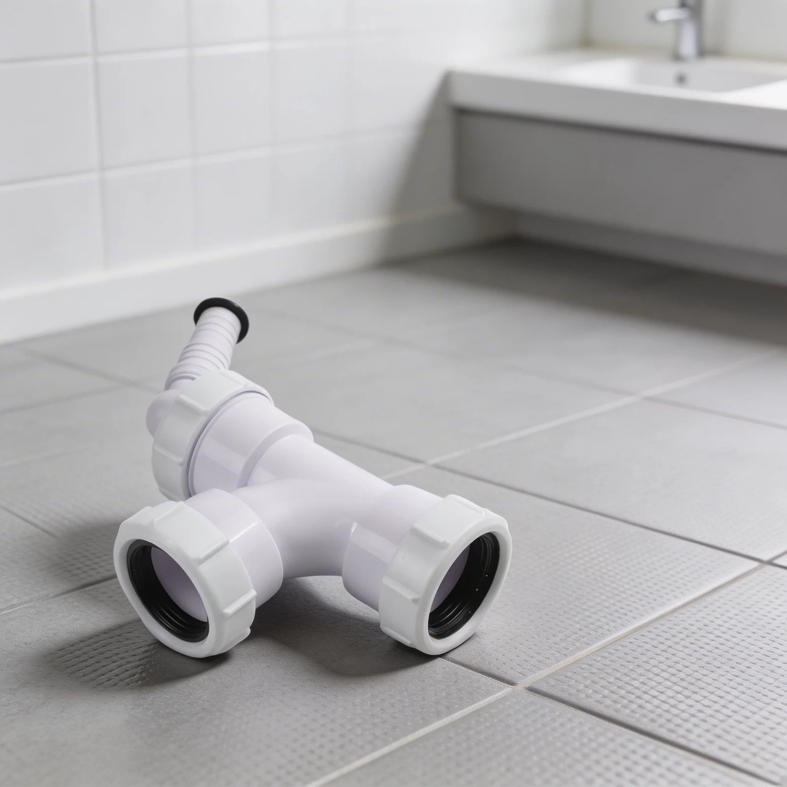Kitchen Renovation 40mm Drain Pipe Functional Kitchen Sink Pipe Robust Plastic Construction for versatile Compatibility