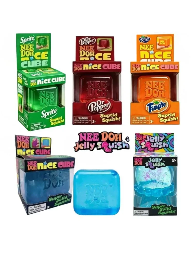Neu eingetroffen: Needoh Nice Cube – sensorischer Fidget-Würfel zur Stresslinderung und Angstbewältigung, sensorisches Hilfsmittel für Konzentration, ADHS und Büro, Blindbox-Geschenke