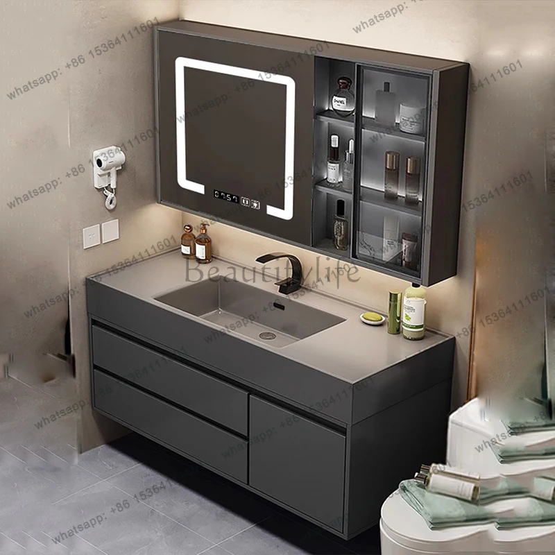 Luxury Decorations Bathroom Cabinet Mirror Organizer Perfume Kitchen Cupboard Buffet Bedroom Partitions Gabinete Home Furniture