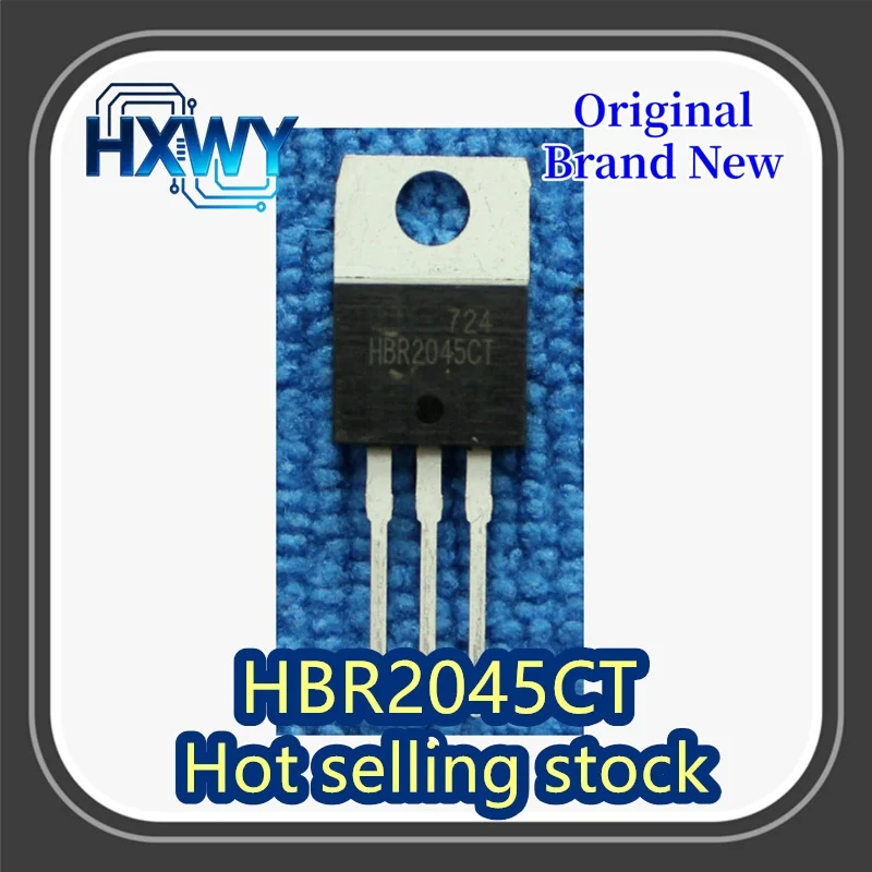 

(5/50 pieces) HBR2045CT HBR2045 TO-220 Straight Plug 45V 20A Brand New Original