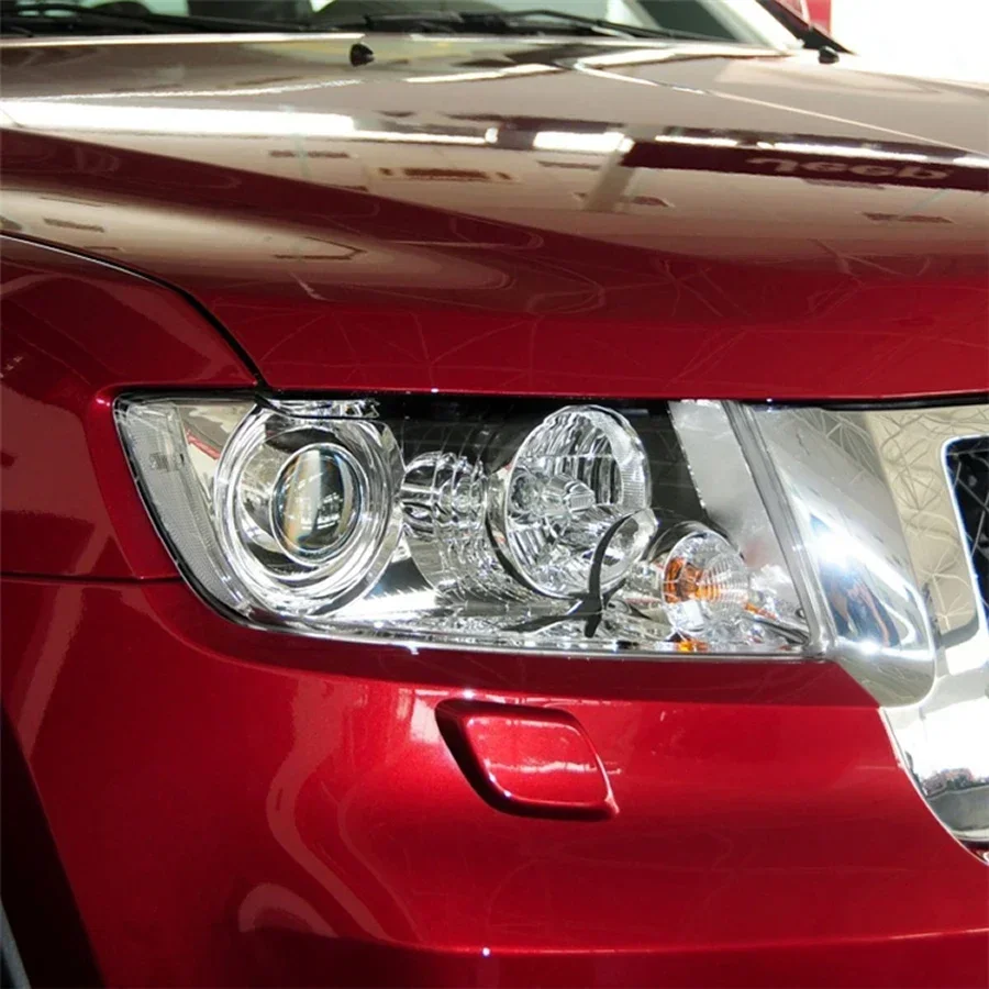 For Jeep Grand Cherokee 2011 2012 2013 Lampshade Headlamp Cover Lamp Shell Mask Headlight Shade Plexiglass Replace Original Lens
