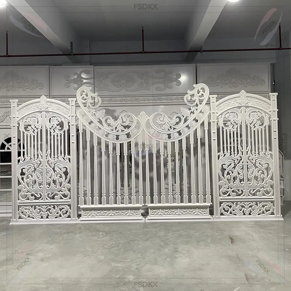 

Creative Design Large Wedding Luxury Entrance Pure White PVC Arch Banquet Backdrop For Party Decorations Birthday