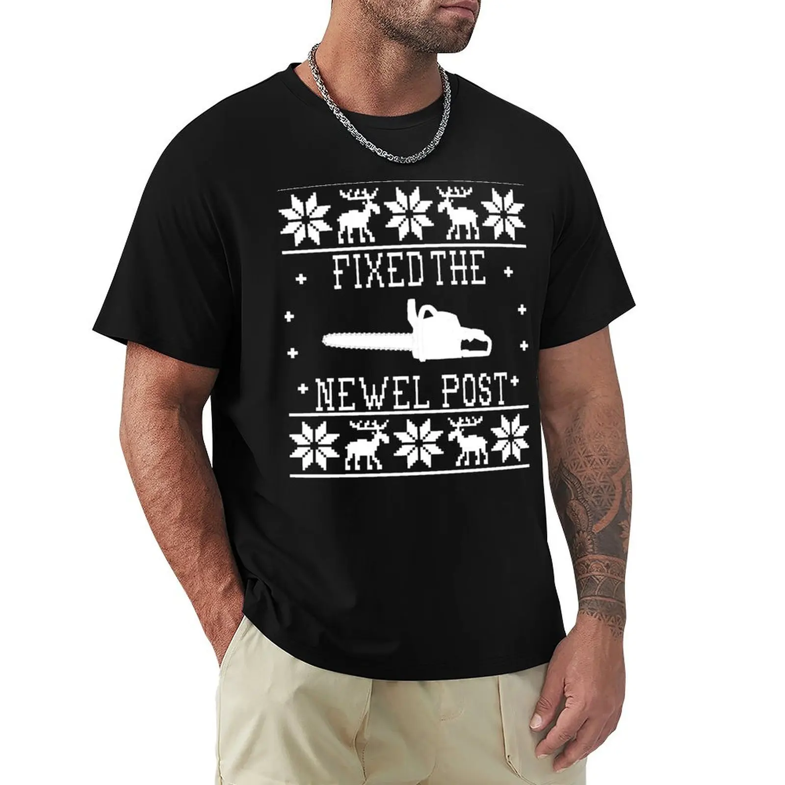 Camiseta deportiva de secado rápido de talla grande Fixed The Newel Post