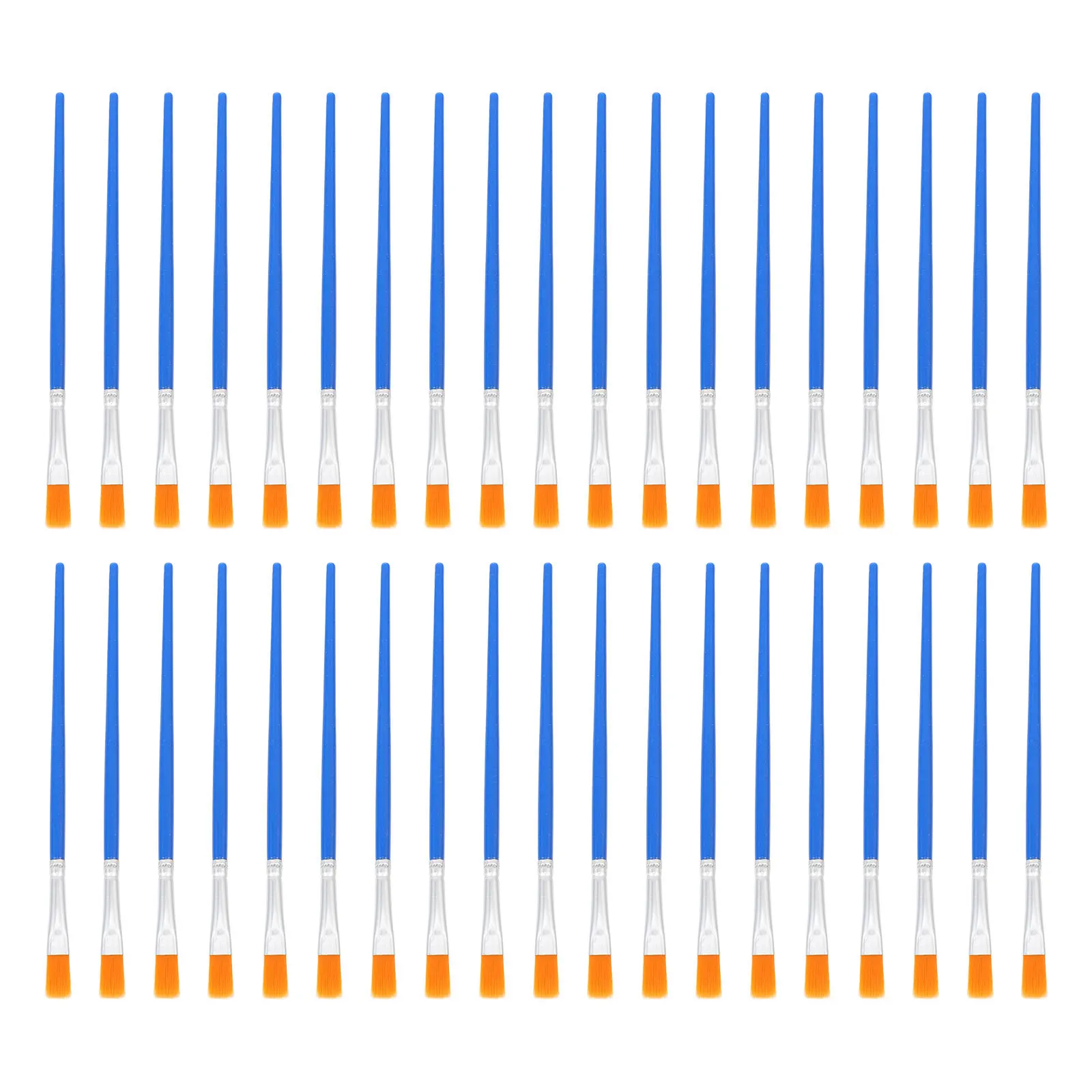 

200Pcs Painting Brushes Premium Plastic Nylon Durable Bristles Used for Kids Painting Crafts Portable Artist Brush Supply