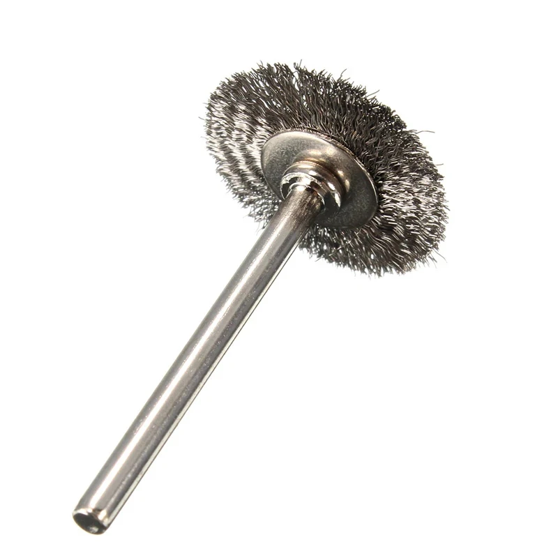 10 Cái/bộ 22Mm Dây Thép Không Gỉ Bánh Bàn Chải Dụng Cụ Dremel Rotary Cho Máy Khoan Mini Đánh Bóng Dremel Phụ Kiện Dremel