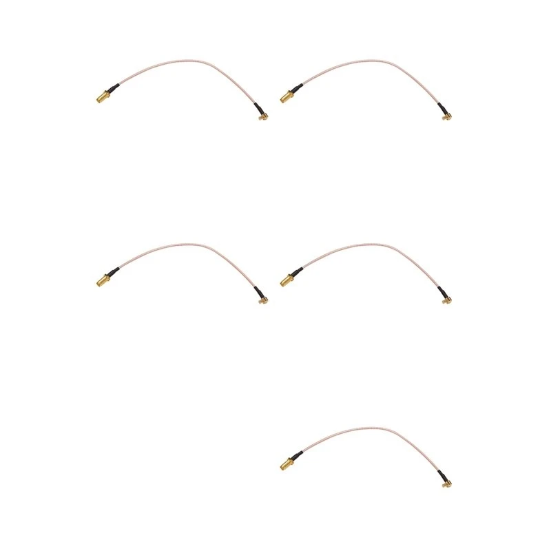 ABRI-5X MCX Male To SMA Female RG316 Low Loss Pigtail Adapter Cable 21Cm/8.3In