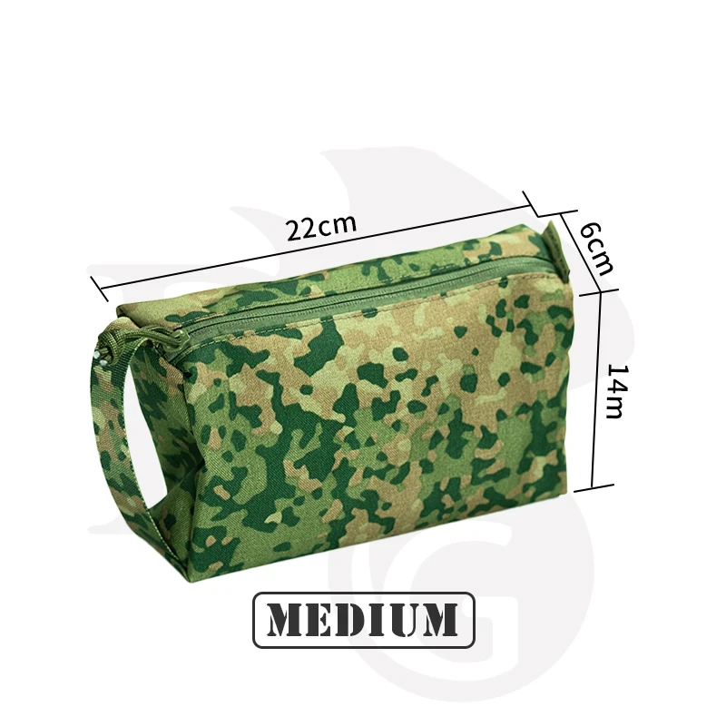 Holland Camouflage ignifugo impermeabile resistente all\'umidità Tactical Organizer Pouch Travel Wash Bag