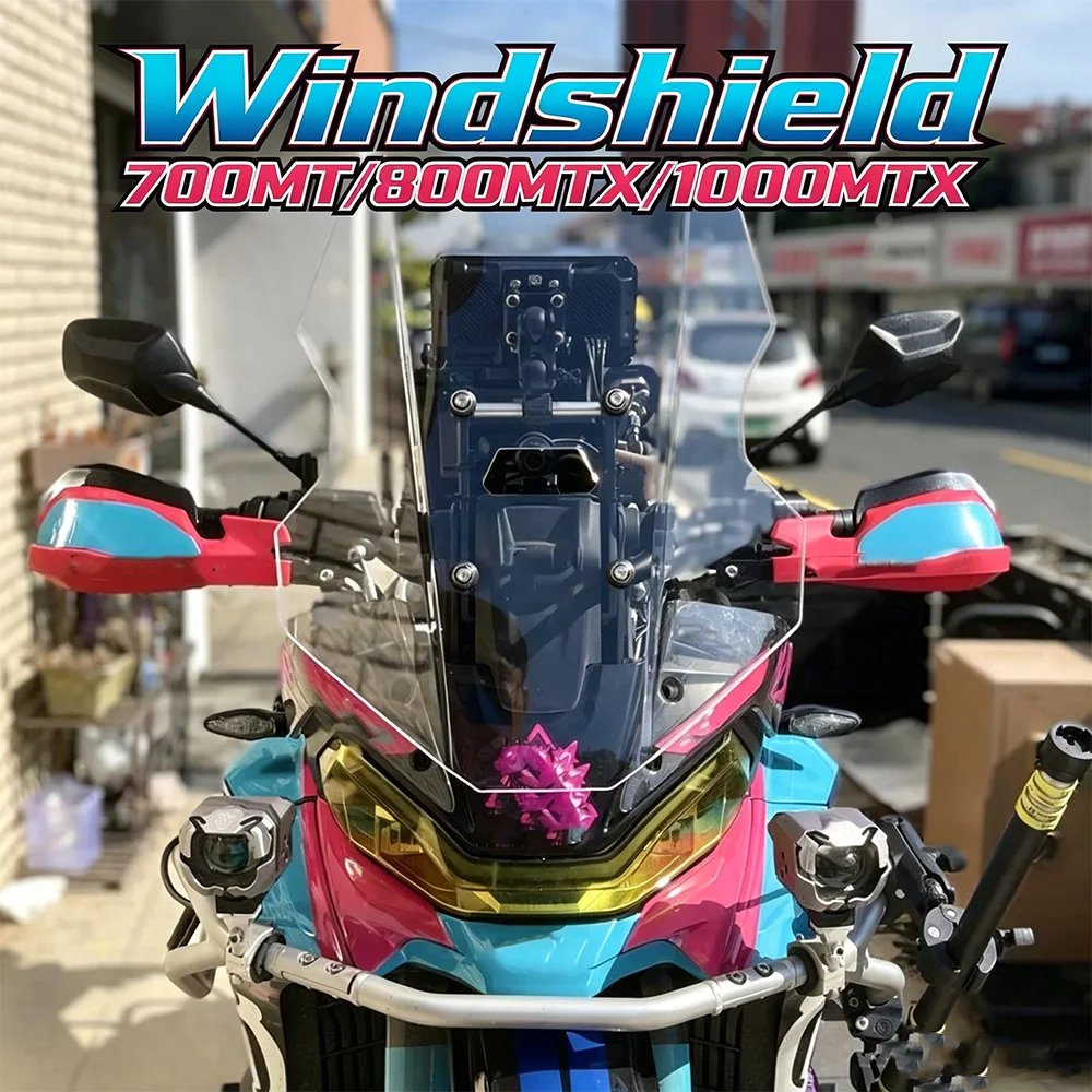 For CFMOTO 700MT 800MTX Windshield 1000 MT-X 800 MT-X MT700 Wind Deflectors MTX800 MTX1000 1000 MTX 1000MTX Windscreens