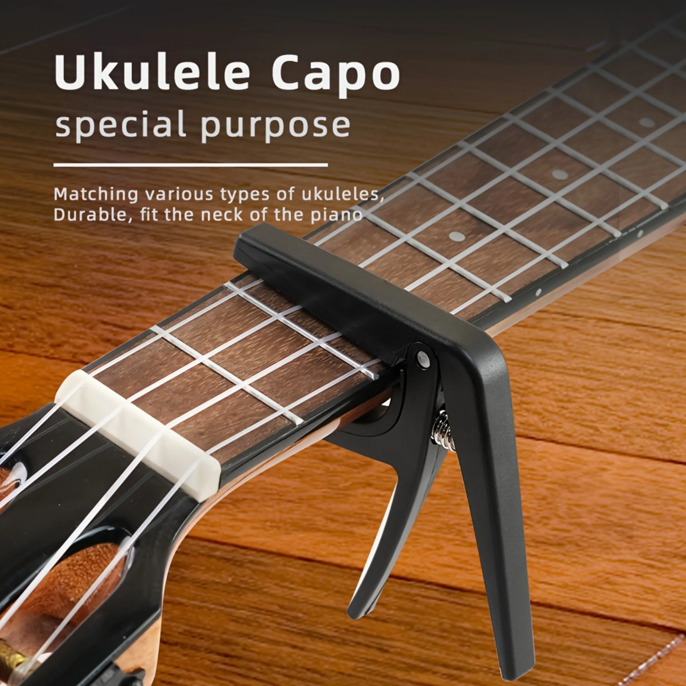 

1pc Classic Ukulele Capo ABS No Scratch Design Enhance Your Playing Experience for Ukulele Guitar Instrument Accessories for you