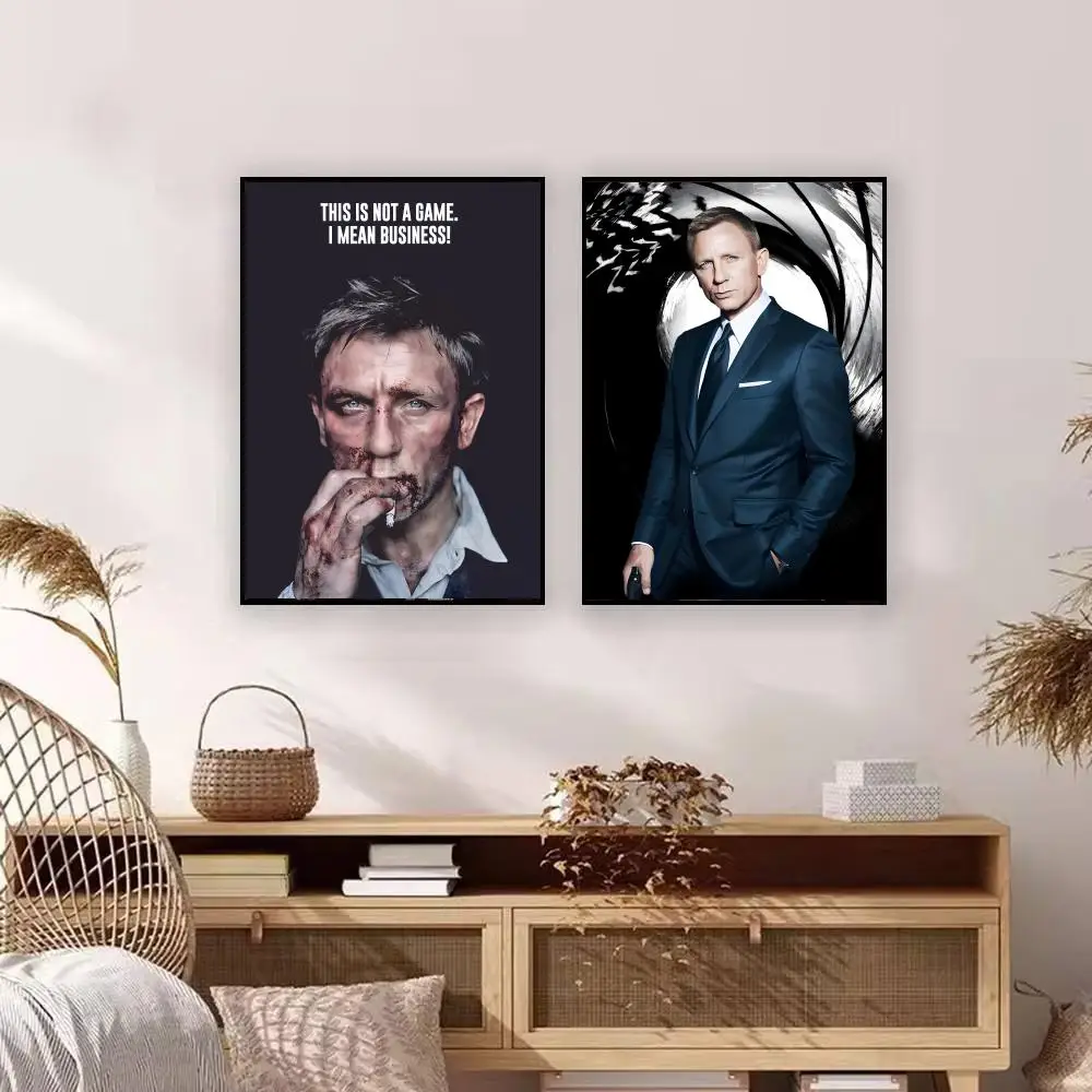 Movie N-7No Time to Die Poster Premium Art Wall Decor, Simple Ornament for Living and Leisure Areas
