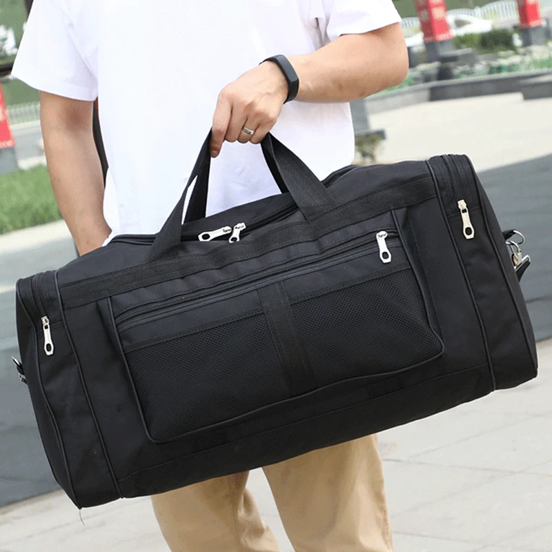 Women Travel Bag Black Multifunctional Bag Yoga Fitness Clothes Luggage Men Business Travel Handbag