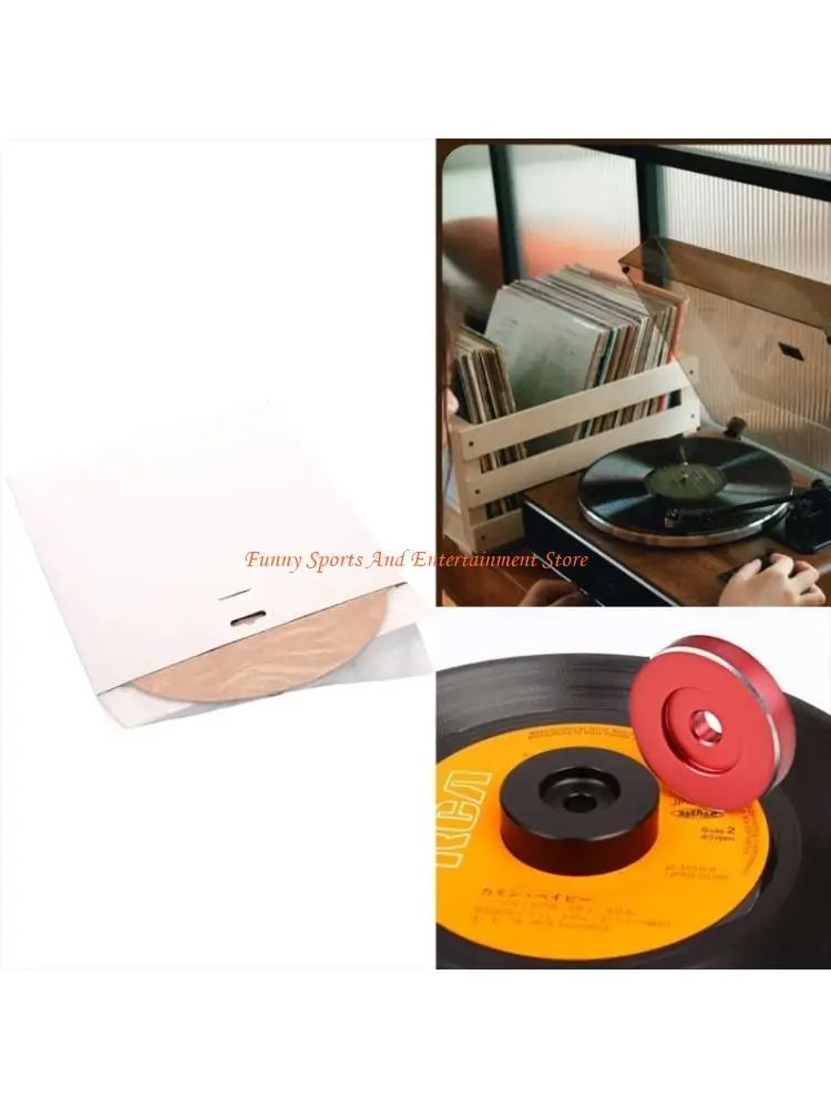 C4DE Cork Turntable Mat Anti-Static Turntable Cork Platter Mat Record Player Mat