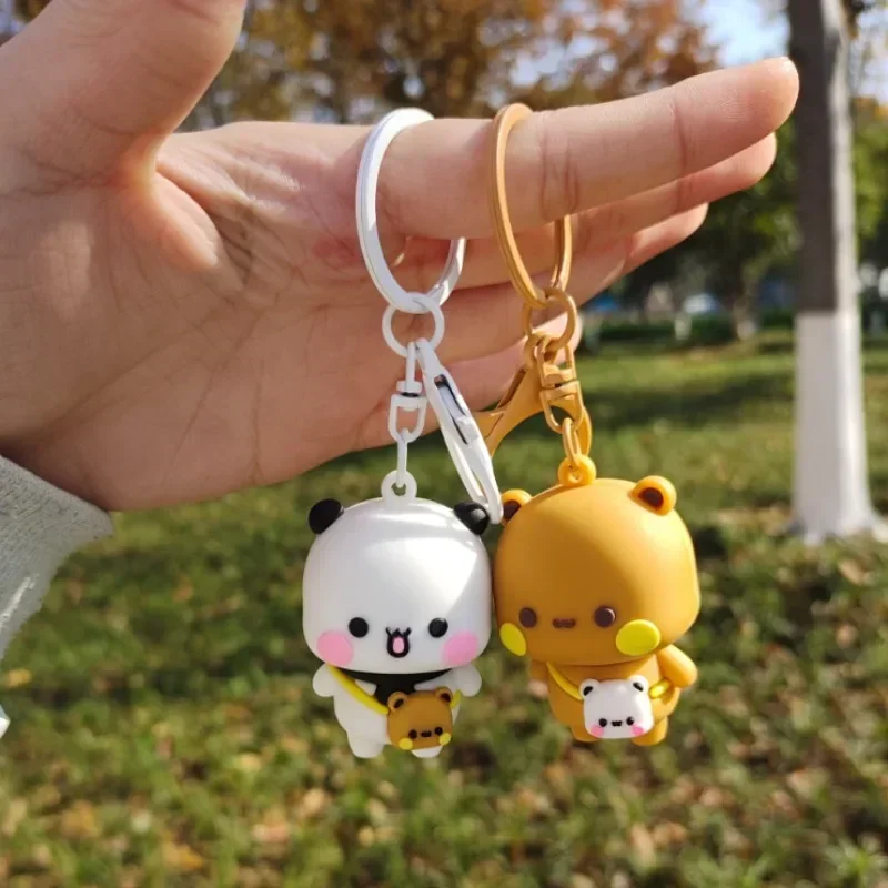 

Kawaii Yier Panda KeyChain Bubu Dudu Doll Anime Figure Kids Toy Backpack Hanging Ornaments Cute Pendant Mobile Phone Chain Gifts