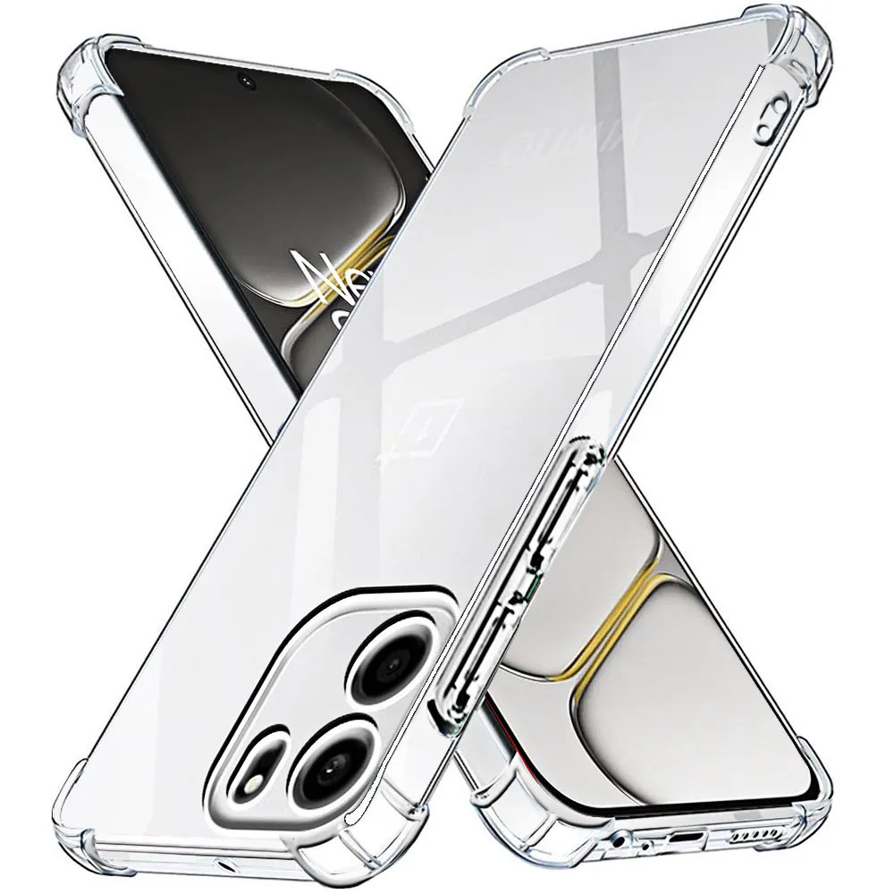 Shockproof Protective for Oneplus Nord Ce 6 5 4 3 2 Lite 5g Phone Case Transparent Clear Soft TPU Back Cover 1+ One+ Ce6 Ce5