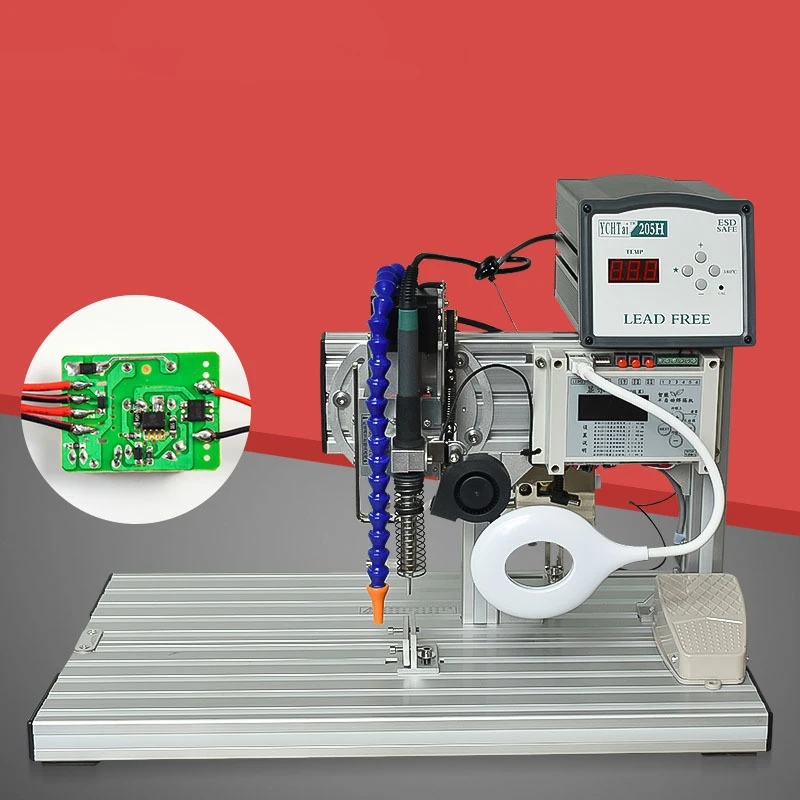 

BORX-003 Semi-automatic soldering machine, electric pneumatic data cable switch, light cable welding foot-operated