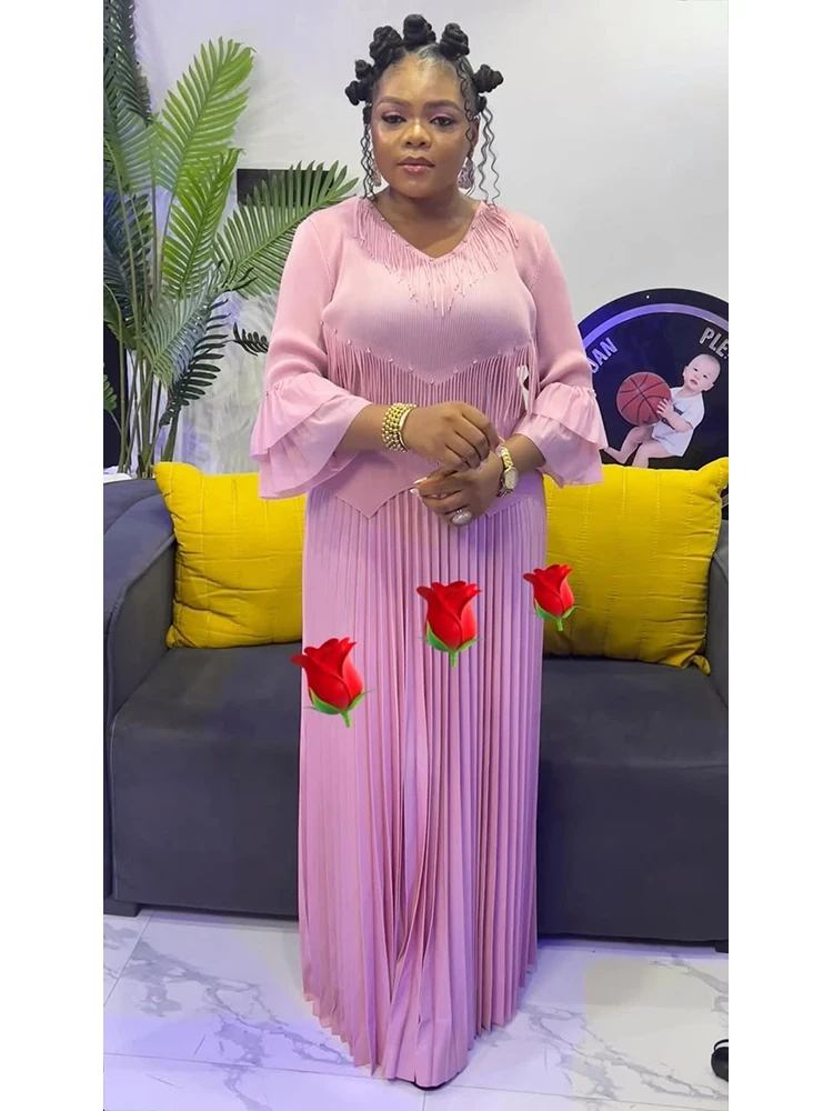 ANLAN Temperament Plisowane Zestawy Wiosna 2025 Nowe Damskie Topy z Frędzlami z Dekoltem W Serek Wysoka Talia Fałdy Długa Pół Spódnica Dwuczęściowy Zestaw 2DE298