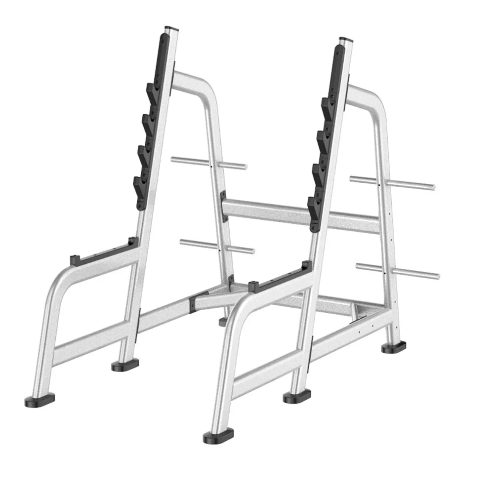 Ventas de fábrica Q235 Hack Squat Gym Equipo de ejercicios Uso comercial Banco de pesas libre Plegable Acero y metal Logotipo personalizado