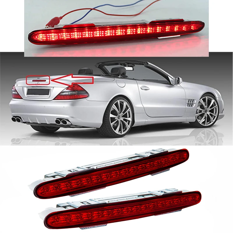 

Car High Mounted Third Brake Light Stop Lamp For Benz SL R230 2001-2009 2010 2011 2012 Tail Warning Light Taillights A2308200056